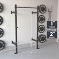 thumbnail image 3 of Synergee 2200 Série Support Mural 79 Pouces par 18” pour Squats avec Bonnets en J et Barre de Traction Réglable. Support d'Exercice avec Capacité de 750 Lb. Cage Motorisée., 3 of 6