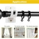 thumbnail image 4 of Barra de cortina, suministros de baño, estante colgante, ganchos de ducha multiusos impermeables, colgador de ropa montado en la pared, Clip de Almacenamiento y organización del hogar blanco 2 piezas Toystoory HA043551-01, 4 of 6