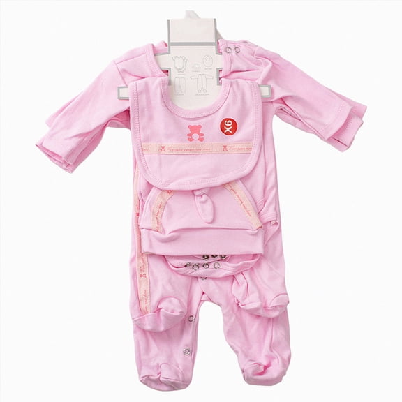 Newborn Baby Cotton Bodysuit Long-Sleeve Unisex Babies Clothing Newborn Knotted Sleeping Bag Fetal Hat Set Baby Comfortable And Breathable Pajamas 0-3M