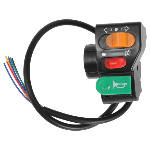Interruptor modificado para motocicleta, interruptor de giro de bocina y faro, interruptor de manillar de motocicleta