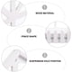 thumbnail image 4 of Rawiri - Juego de 2 maceteros de pared blancos para maceteros colgantes de madera, soporte para plantas montado en la pared, escalera para interiores y exteriores, jardín vertical, sala de estar,, 4 of 8