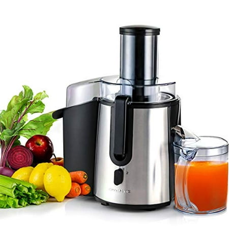 Ovente Wide Mouth Juicer High Speed Juice Extractor for Fruits and Vegetables, 700 Watts, Centrifugal Juicer (Best Cheap Juicer Uk)