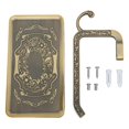 thumbnail image 2 of Zinc Alloy Tissue Holder, Vintage Design Multi Functional Toilet Paper Holder with Shelf for Bathroom, 2 of 8