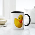 thumbnail image 6 of CafePress - Rubber Ducky Mug - 11 oz Ceramic Mug - Novelty Coffee Tea Cup, 6 of 6
