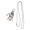 silver, variant on Handmade Mechanical Hand Necklace Copper Pendant Movable Finger Joints Robot Hand Charm Jewelry For Men And Women