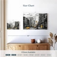 thumbnail image 4 of Elephant Stock Nyc Wall Art - Horizontal Canvas Wall Art - Living Room Wall Decor - City Canvas - Orange And Gray Decor - 24" x 16", 4 of 8