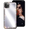 thumbnail image 6 of for iPhone 11 Pro Max Mirror Case for Women with Diamond,Bling Acrylic Mirror Phone Case That Can Be Used for Outdoor Makeup for Girl Who Love Beauty(Bling Diamond Mirror), 6 of 6