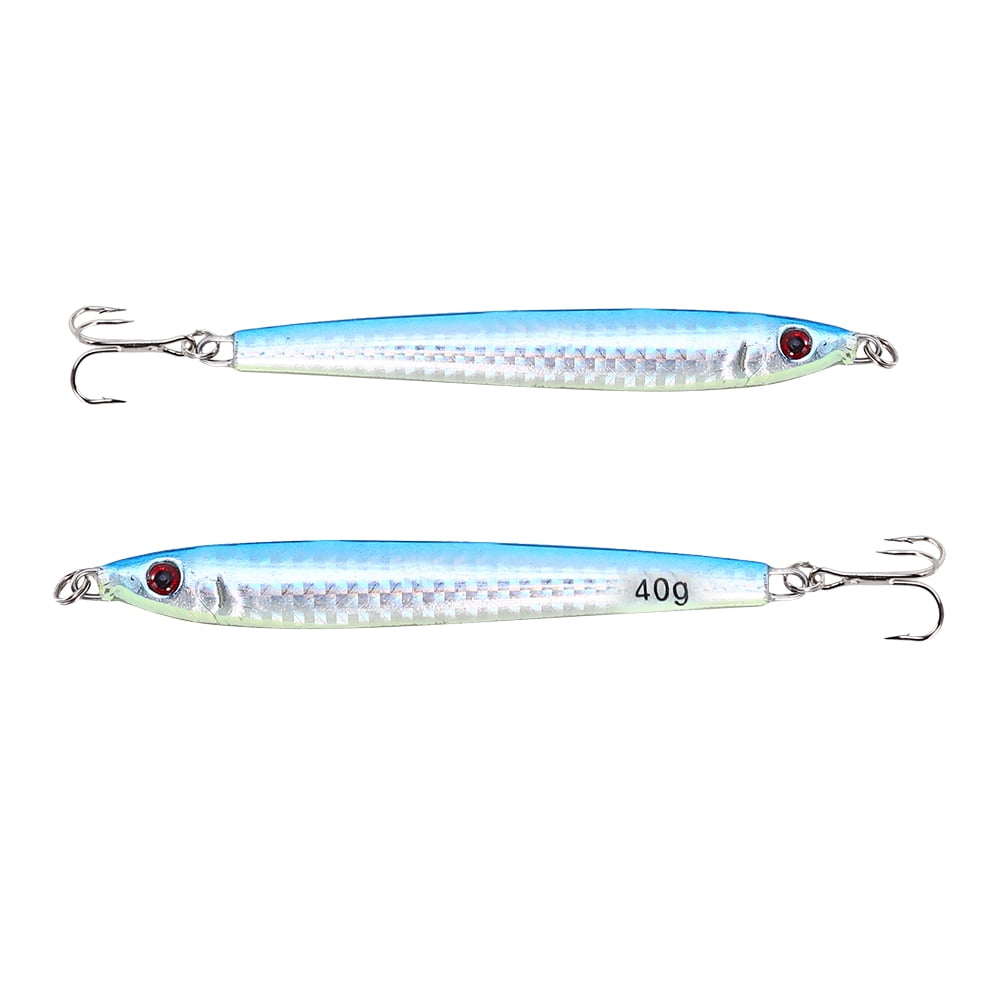 Sarapandan Sarapandan Hot 5pcs Lot Jigs Fishing Lures Metal Baits Iron Jig Sea Tackle 40g