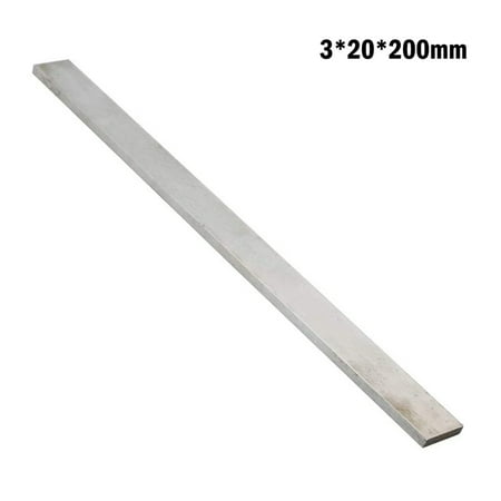 

White Steel Bar CNC Lathe Tools HSS Square Steel Bar 200mm for Milling Turning