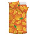 thumbnail image 1 of Juego de cama con fondo naranja, 1 of 5