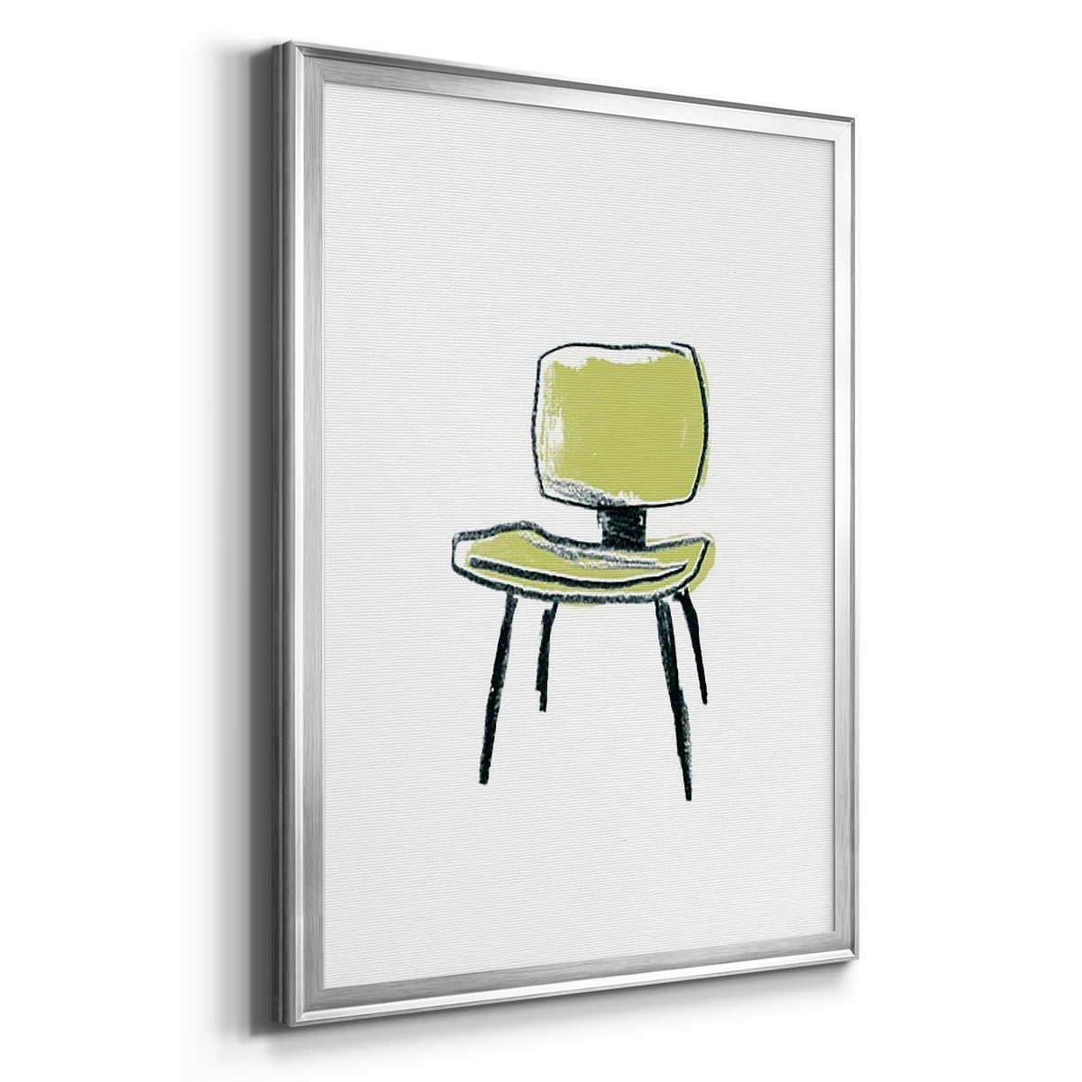 Take a Seat VI Premium Framed Print, in Gold, Black, or Silver - Ready to Hang