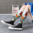 thumbnail image 5 of Fuzoiu Colorful Birds Pine Branch Print Adult Stockings,Crew Socks,Unisex Fashion Socks, Casual Sports Socks,Comfortable Crew Socks for Everyday Wear and Sports, 5 of 6