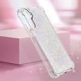 thumbnail image 5 of Slim Fit Phone Case for Samsung Galaxy A54 5G, Glitter Liquid Quicksand Effect Silicone Soft TPU Case with Camera Lens and Screen Protection for Galaxy A54 5G,LSWT Colorful, 5 of 6
