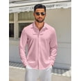 thumbnail image 2 of COOFANDY Mens Casual Shirts Long Sleeve Button Down Shirt Untucked Dress Shirts for Men, 2 of 6