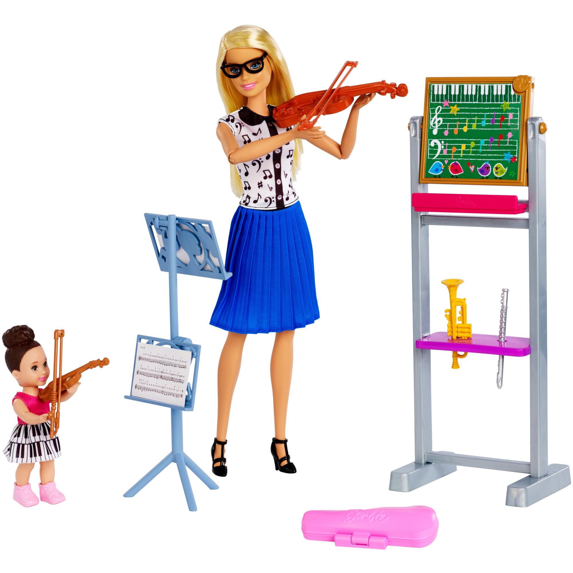 barbie musician doll & playset