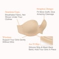thumbnail image 3 of Curyon Women's Strapless Bras Wirefree Anti Slip Padded Lift Push Up Bra,36C, 3 of 7
