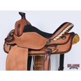 thumbnail image 5 of 16 In Western Horse Saddle American Leather Ranch Roping Cowboy Hilason, 5 of 8