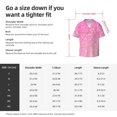 thumbnail image 4 of Lafuoo Breast CancerN Ribbons Awareness Pattern Men's Cuban Collar Short Sleeve Shirt, Button-Down Resort Beach Pocket Shirt-3X-Large, 4 of 7