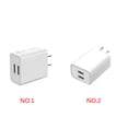 thumbnail image 1 of Dual USB Port Wall Charger Dual USB Wall Charger adapter ;USB power Universal Power Adapter 5V 2A Charging Block Cube Replacement, 1 of 9