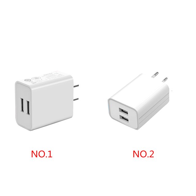 Dual USB Port Wall Charger Dual USB Wall Charger adapter ;USB power Universal Power Adapter 5V 2A Charging Block Cube Replacement