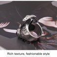 thumbnail image 6 of XUFLVPSEF Grim Reaper Ring Gothic Skull Sickle Ring for Men Stainless Steel Punk Skull Ring Vintage Hip Hop Skull Head Ring for Men Gothic Punk Rock Jewelry, 6 of 8