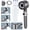 Gray, variant on Ion Drops Shower Head, High Pressure Shower Head and Hose Set with 4 Filters, 59‘’ Hose & Bracket, 4 Spray Modes & Pause Switch, Ion Drops Filtered Showerhead with Handheld, Gray