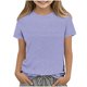 thumbnail image 1 of Top de Manga Larga de la Moda de los Niños de Color Sólido Cuello Redondo Suelto Y Casual Tops para el Uso Casual Diario, Interior, Regreso a Casa, Fiestas de Cumpleaños, Vacaciones, Fotografía, 1 of 5