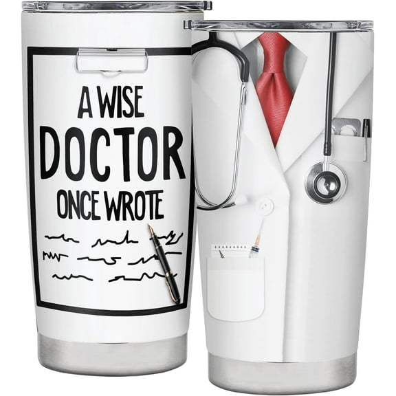 Doctor Gifts Tumbler,Doctors Day Gifts for Men,Gifts for Doctors,Appreciation Doctor Gifts,Graduation Gifts for Medicine Student,Birthday Retirement Presents for Doctors,Coffee Cup 20oz