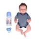 thumbnail image 1 of 12 Inch Silicone Doll Lifelike Eye Closed Emulational Newborn Baby Dolls Washable WaterproofBaby Boy, 1 of 4