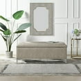 thumbnail image 3 of Jennifer Taylor Home Madelyn Storage Bench Dove Gray, 3 of 17
