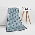thumbnail image 5 of Zufioo Cute Hippopotamus Print Coral Fleece Bath Towel 27x55 Inches, Absorbent and Quick-drying Bath Towel, Suitable for Adults and Children, 5 of 8