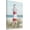 Red Lighthouse, variant on Beach Decor Lighthouse Wall Art: Seagull Decor Ocean Canvas Prints Sea birds Paintings Sailboats Pictures Teal Seascape Decorations for Home Living Room Office Easy to Hang 12" x 16" Framed