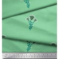 thumbnail image 2 of Soimoi Cotton Duck Fabric Leaves & Floral Artistic Decor Fabric Printed Yard 42 Inch Wide, 2 of 3