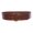 Brown, variant on 2 3/8" (60 mm) Wide Ostrich Print High Waist Fashion Stretch belt