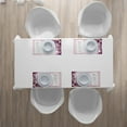 thumbnail image 4 of Ambesonne Floral Place Mats Set of 4, Swirled Petals Motif, Standard Size, Pale Pink Fuchsia Plum, 4 of 4