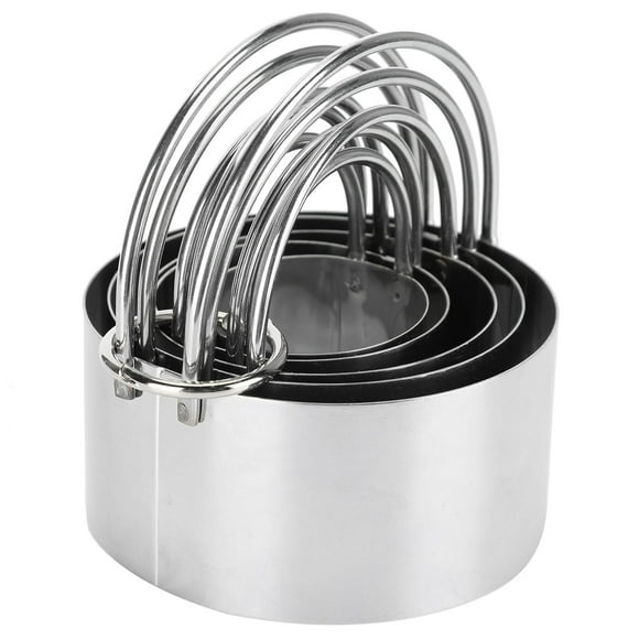 Biscuits Mould,5PCS/Set Biscuits Cutter Stainless Pastry Cutters Cookies Cutter Next-Gen Design