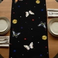 thumbnail image 5 of Table Runners 72 Inches Long Dress Scarves, Spring Mushrooms Farmhouse Kitchen/Dining Table Runner, Coffee Tablerunners, Farmhouse Pastoral Botanical Stars Rustic 14x72 Inch, 5 of 9