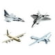 thumbnail image 4 of 4 piezas DIY Airplane Crafts Kit de construcción de Conjunto de adornos de juguetes interactivos para niños Modelo de aviones para adultos, 4 of 8