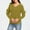 01 Green, variant on YueHuiYing Womens Sweaters Casual V Neck Long Sleeve Pullover Sweaters Twsit Knot Knit Cropped Jumper Tops