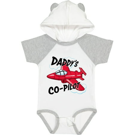 

Inktastic Daddys Co-Pilot for Fathers Day Gift Baby Boy or Baby Girl Bodysuit