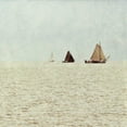 thumbnail image 2 of Mansfield, Kathy 12x12 Black Ornate Wood Framed with Double Matting Museum Art Print Titled - Sail Boats II, 2 of 4