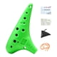 thumbnail image 2 of Ocarina de 12 agujeros, instrumento musical compacto para adultos, amantes de la música y principiantes. Verde, 2 of 9