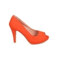 thumbnail image 2 of New Women DbDk Afton-3 Nubuck Peep Toe Stiletto Pump, 2 of 6