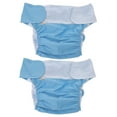 thumbnail image 4 of SKISUNO Sky Blue Adult Reusable Incontinence Pants 2Pack Cloth Diaper Wraps Waterproof Breathable Non-skid, 4 of 7