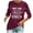 Wine, variant on Women's Vintage Sweatshirt Don't Ever Piss Off a Short Girl Retro Letter Print Graphic Pullovers Tops Loose Comfy Shirts