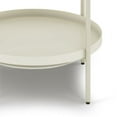 thumbnail image 4 of Simpli Home Monet Industrial 17 " Metal Metal End Table in Cream, 4 of 8