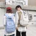 thumbnail image 3 of Mochila unisex de moda GEEK, mochila escolar de gran capacidad para niños y niñas, mochila de viaje impermeable para hombres y mujeres, mochilas de regreso a la escuela, 3 of 5
