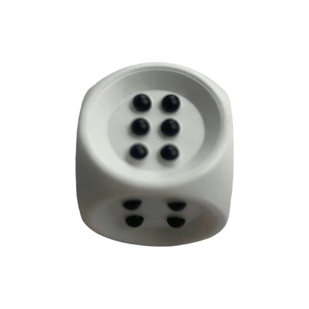 Juego de dados en braille con relieve, juego de mesa visual, juego para casa, noche de juegos, práctica de trabajo en equipo