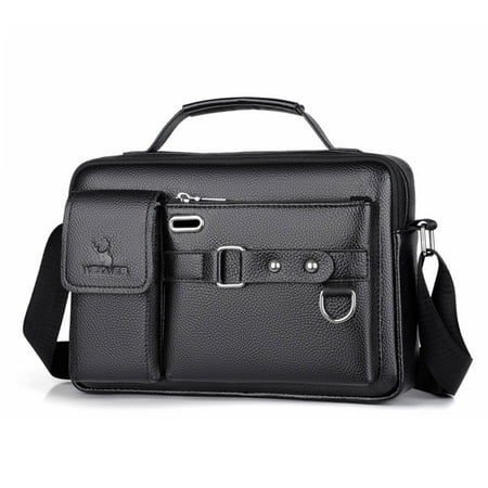 VicTsing Men's Leather Casual Business Shoulder Bag Sling Bag Waterproof Messenger Bags