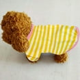 2025 New Pet Clothes Dog Striped Round Neck T Shirt Pet Striped Shirt